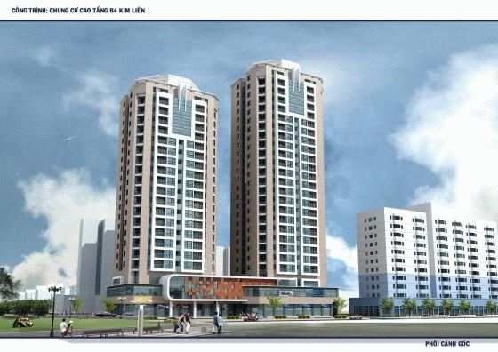 Thi công cọc khoan nhồi toà nhà B4-B14 Kim Liên