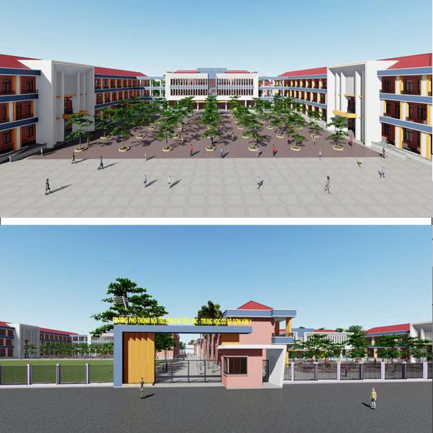 Xây dựng trường Phổ thông nội trú liên cấp Tiểu học và THCS Sơn Kim 1