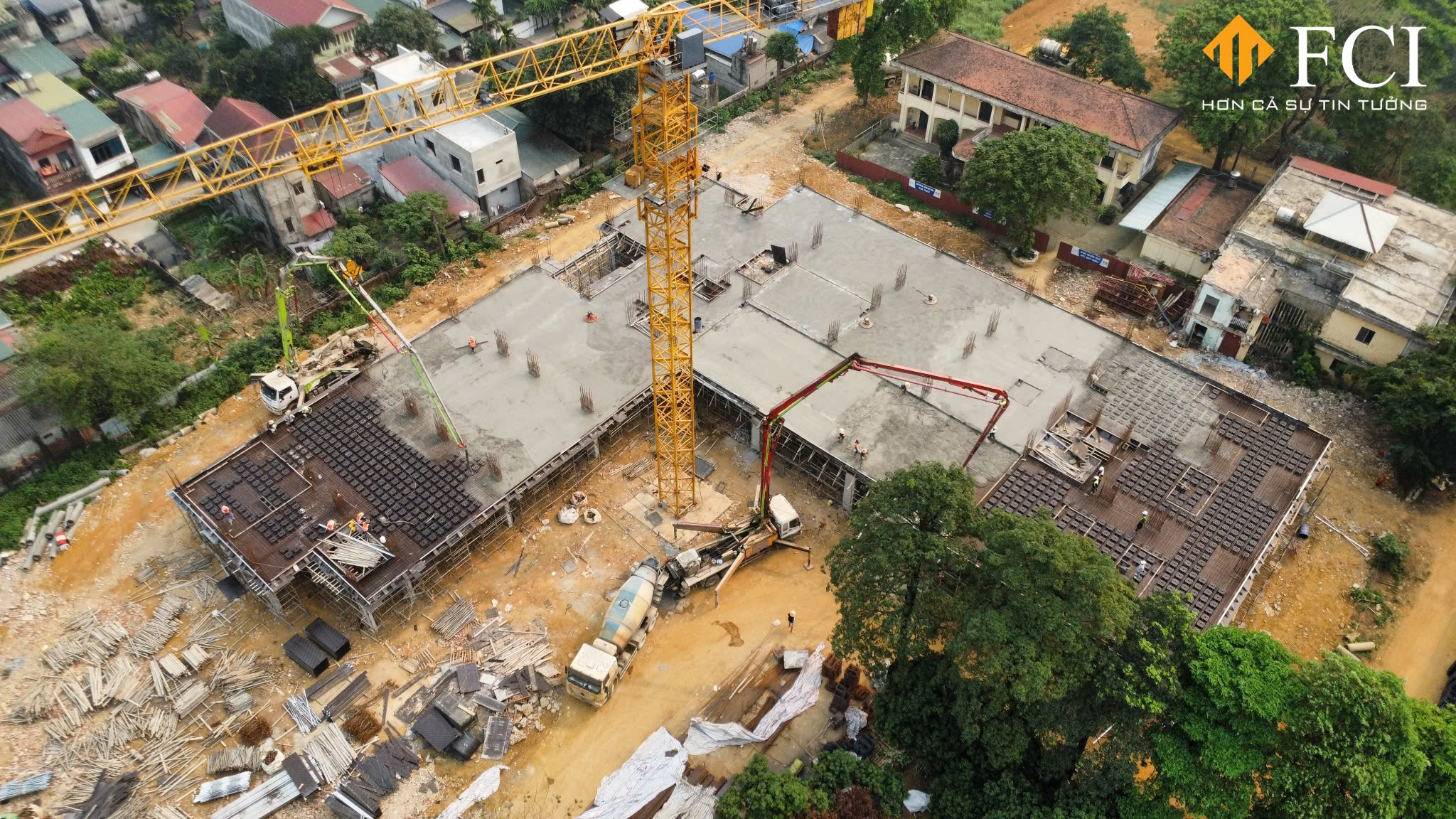 FCI VIỆT NAM TRIỂN KHAI THI CÔNG DỰ ÁN TRUNG TÂM ĐÀO TẠO VÀ CHĂM SÓC SỨC KHỎE CỘNG ĐỒNG XUÂN MAI